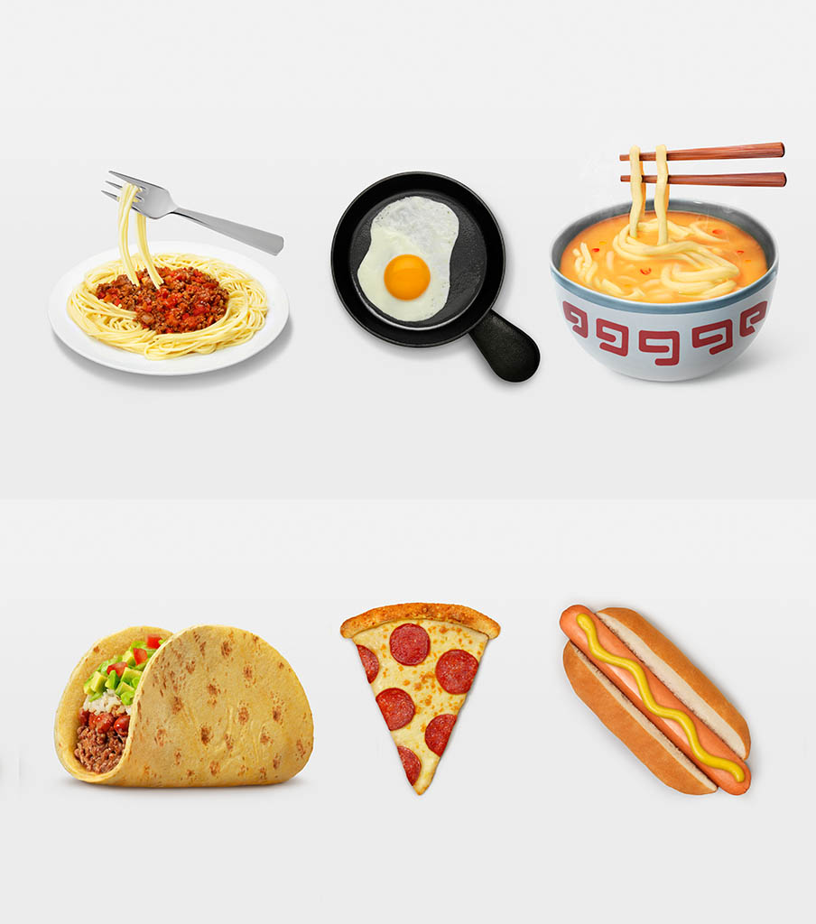 Packshot Factory - Hot food - Emoji food