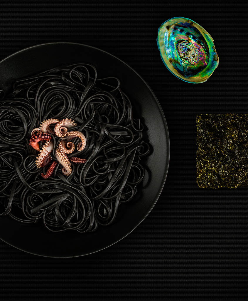 Packshot Factory - Ingredients - Barilla black squid ink pasta