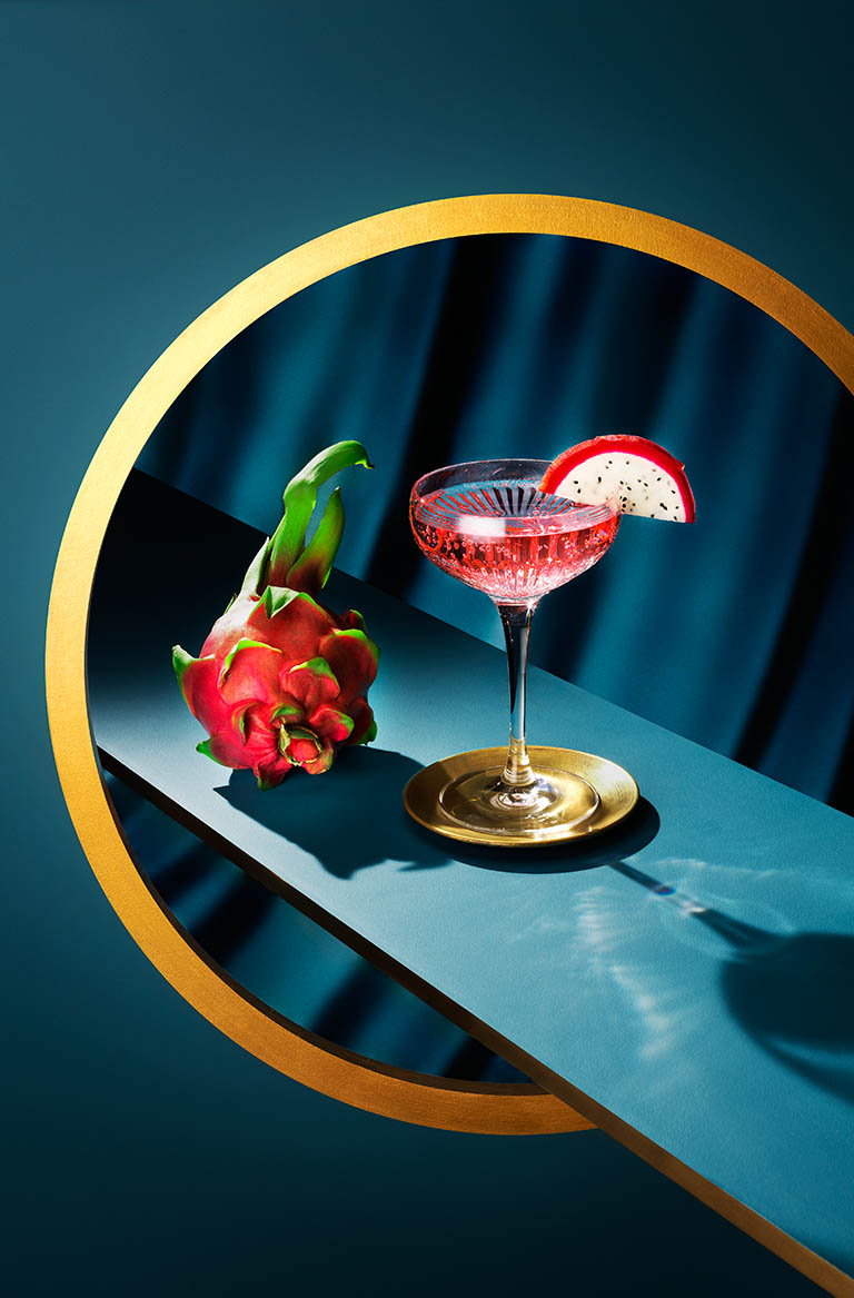 Packshot Factory - Ingredients - Moet Hennesy cocktail