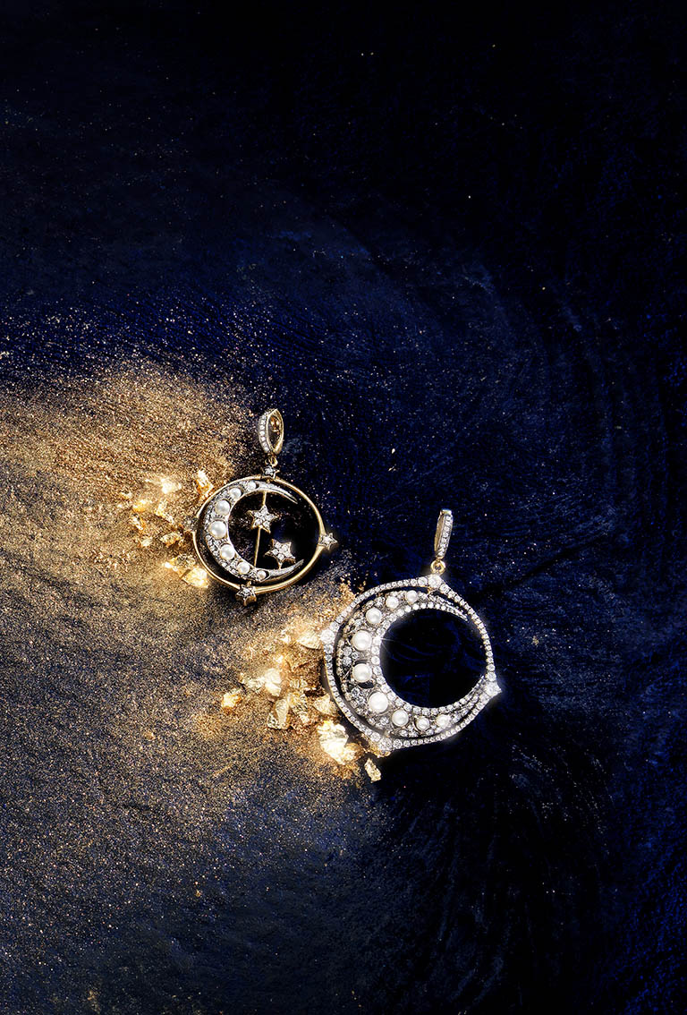 Jewellery Photography of Annoushka Jewellery pendants by Packshot Factory