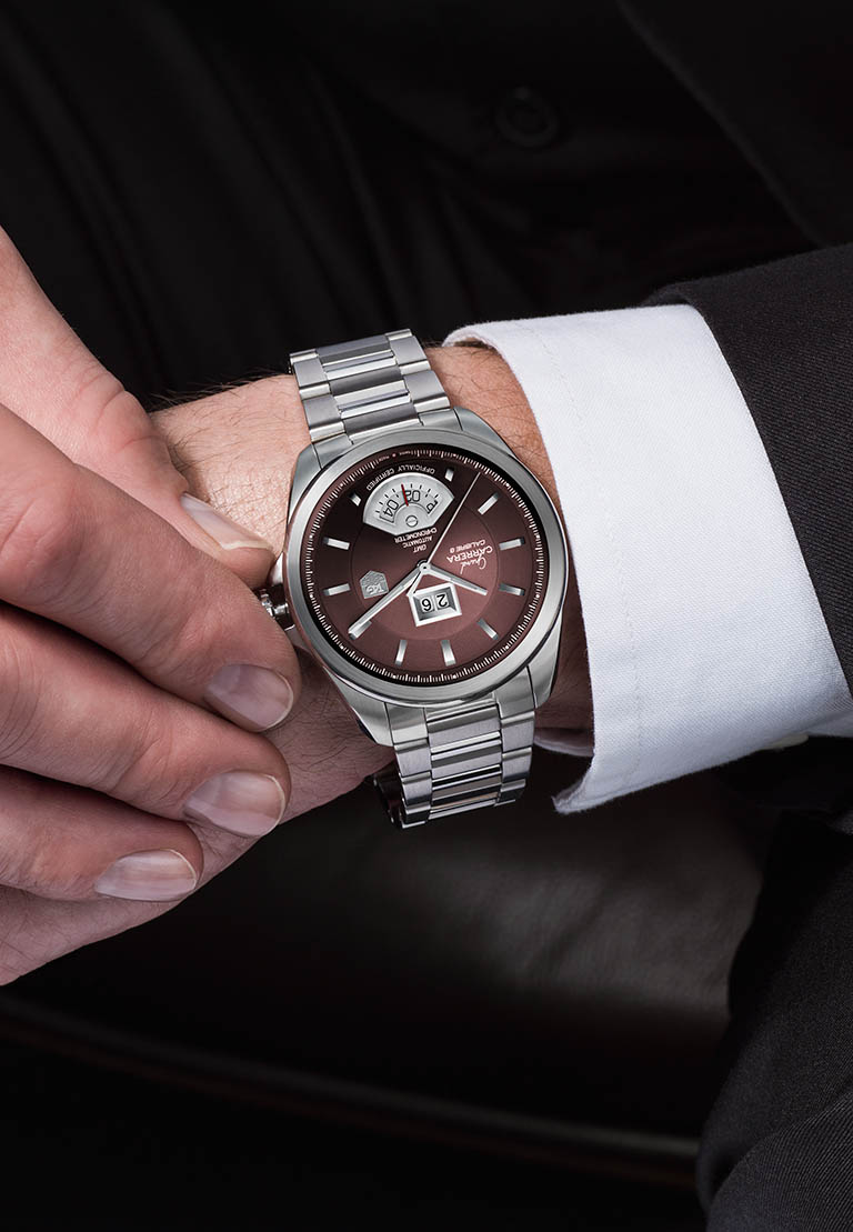 Packshot Factory - Luxury watch - Tag Heuer watch on hand model
