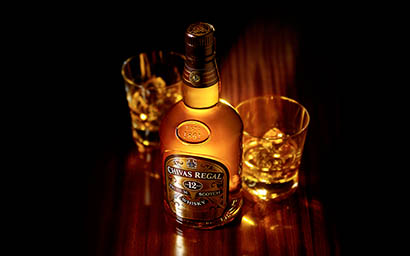 Glass Explorer of Chivas Regal Whisky Bottle