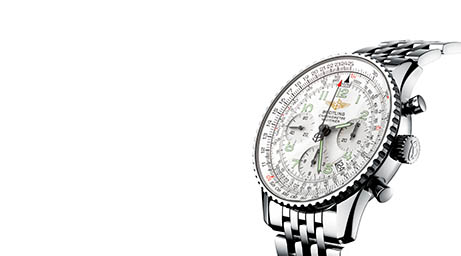 White background Explorer of Breitling watch