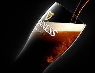 Drinks Photography of Guinness glass beer pour