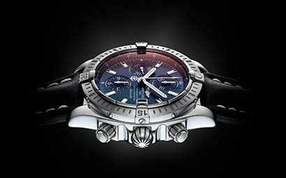 Black background Explorer of Breitling men's watch