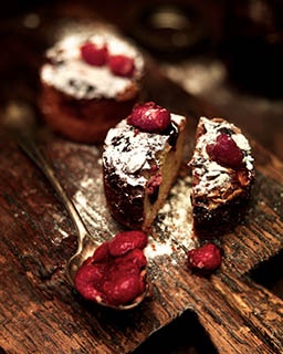 Food Photography of Paul's Bakery Raspberry mini cake