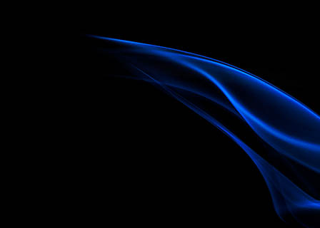Liquid / Smoke Photography of Blue smoke on black background