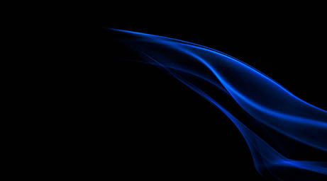 Liquid / Smoke Photography of Blue smoke on black background