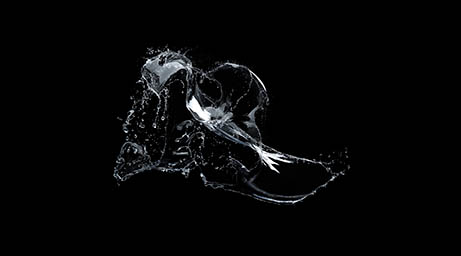 Liquid / Smoke Photography of Water splash shape