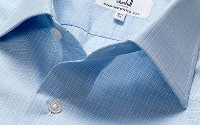 Fashion Photography of Alfred Dunhill shirt close up