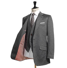 White background Explorer of Stockman vintage suit and waistcoat