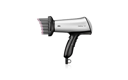 White background Explorer of Braun hair dryer