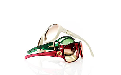 Accessories Explorer of Dior and Gucci sunglasses