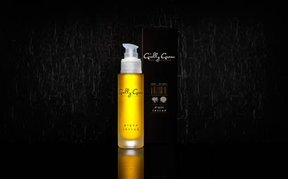 Cosmetics Photography of Gielly Green hair care products