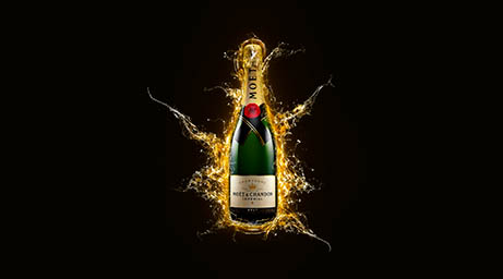 Wine Explorer of Moet & Chandon champagne bottle