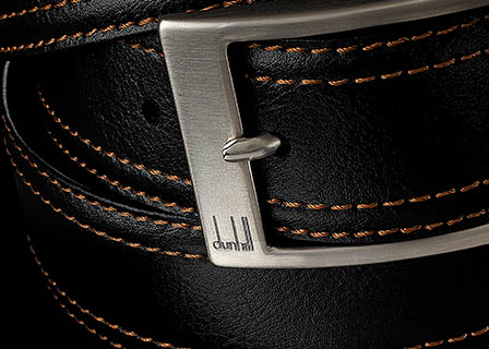 Leather goods Explorer of Alfred Dunhill belt buckle