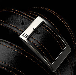 Fashion Photography of Alfred Dunhill belt buckle
