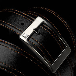 Leather goods Explorer of Alfred Dunhill belt buckle