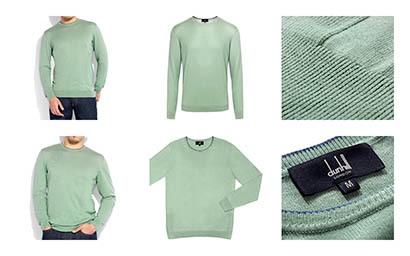 Fashion Photography of Alfred Dunhill men's jumper