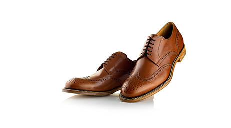 Advertising Still life product Photography of Alfred Dunhill leather shoes