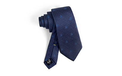 White background Explorer of Alfred Dunhill tie