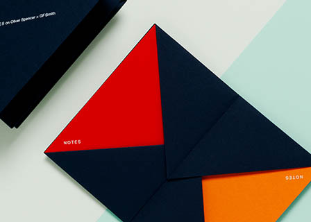 Coloured background Explorer of Paper and envelopes samples artwork