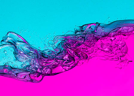 Liquid / Smoke Photography of Listerine splash