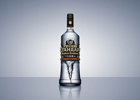 Bottle Explorer of Russian Standard vodka bottle