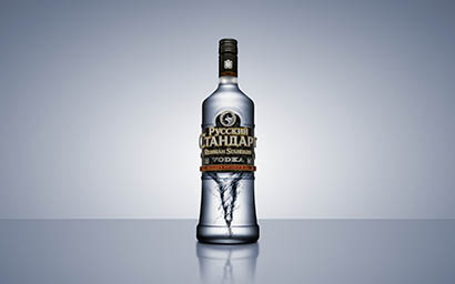 Spirit Explorer of Russian Standard vodka bottle