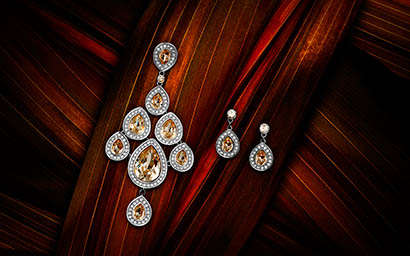 Jewellery Photography of Swarovsky earrings