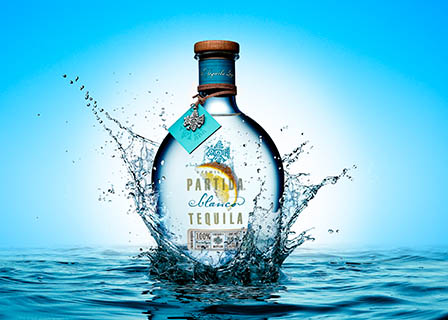 Drinks Photography of Partida tequila bottle