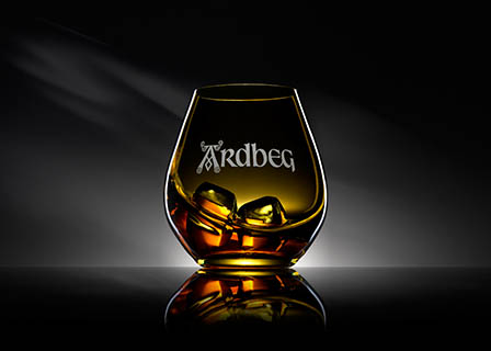 Glass Explorer of Ardbeg whisky glass