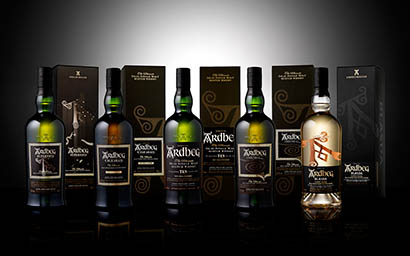 Whisky Explorer of Ardbeg whisky bottle group