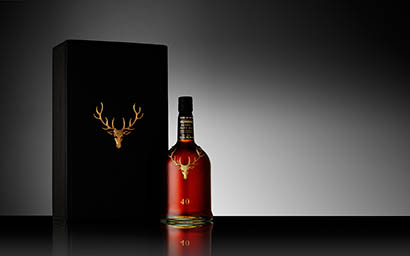 Bottle Explorer of Dalmore whisky bottle and box