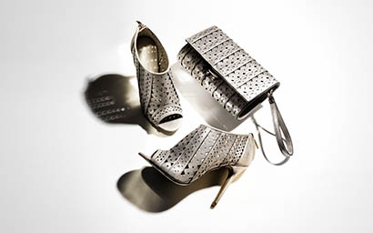 Fashion Photography of Karen Millen handbag and shoes