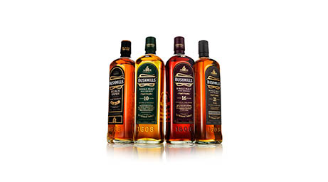 Whisky Explorer of Bushmills whisky bottle group