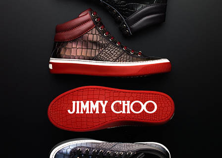 Fashion Photography of Jimmy Choo trainers