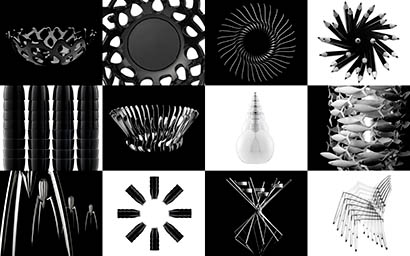 Homeware Explorer of Monochrome household objects