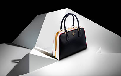 Handbags Explorer of Prada leather handbag