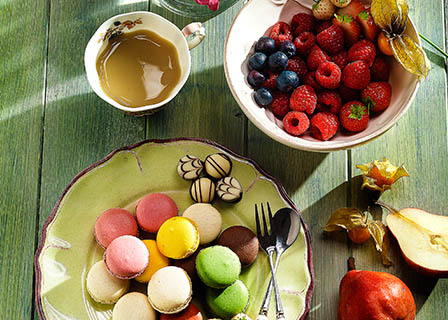 Food Photography of Macarons