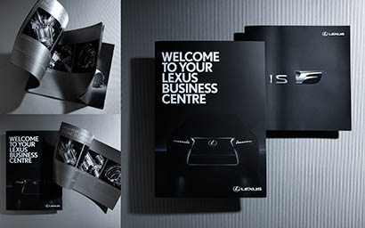 Artwork Photography of Lexus broshures