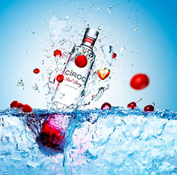Drinks Photography of Ciroc vodka bottle