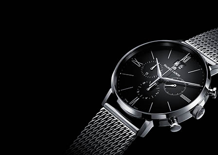 Black background Explorer of Maurice Lacroixs watch