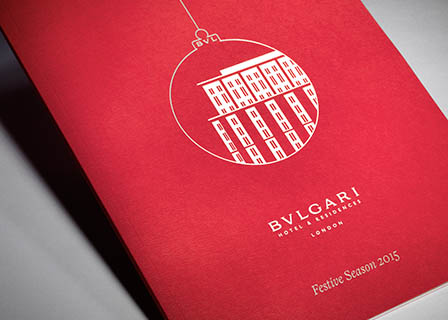 Collateral Explorer of Bulgari christmas card