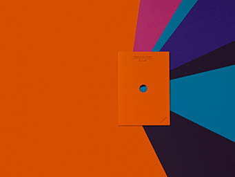 Coloured background Explorer of Colorplan 50 Colours leaflet