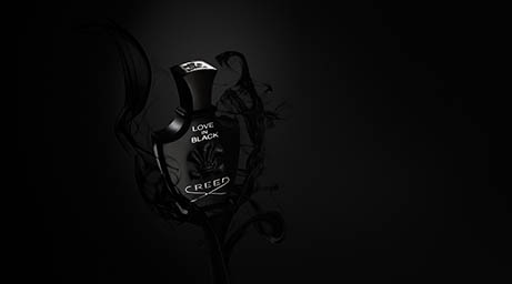 Black background Explorer of Creed fragrance bottle