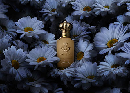 Advertising Still life product Photography of Clive Cristian fragrance bottle