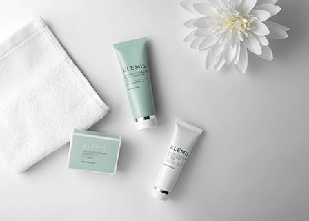Cosmetics Photography of Elemis skin care products