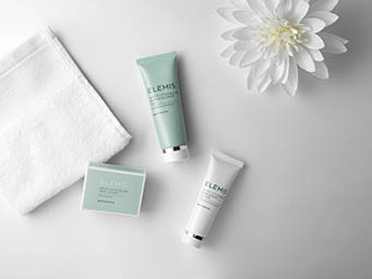 Cosmetics Photography of Elemis skin care products