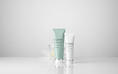 Cosmetics Photography of Elemis skin care products
